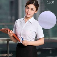 เสื้อเชิ้ตแขนสั้น ทำงานแฟชั่นเกาหลีผู้หญิงไซส์คนอ้วนใหญ่พิเศษ นำเข้า ไซส์S-5XL สีขาว - พรีออเดอร์KD1300 ราคา1150บาท