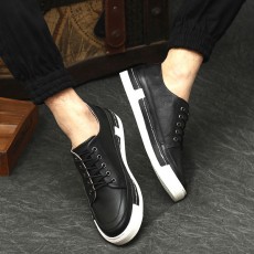 รองเท้าหนังผู้ชาย แฟชั่นเกาหลีloaferลำลองมีเชือก นำเข้า ไซส์39ถึง43 สีดำ - พรีออเดอร์MA5600 ราคา2500บาท