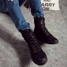 รองเท้าบู๊ทผู้ชาย หุ้มข้อหนังแท้แฟชั่นเกาหลีมาร์ตินวินเทจ นำเข้า ไซส์38ถึง43 สีดำ - พรีออเดอร์MA5604 ราคา3700บาท