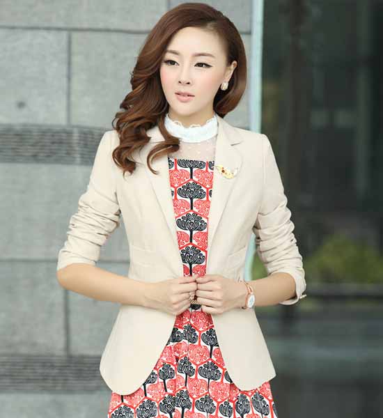 เสื้อสูท ผู้หญิงแขนยาวแฟชั่นเกาหลีใหม่สวยหรู